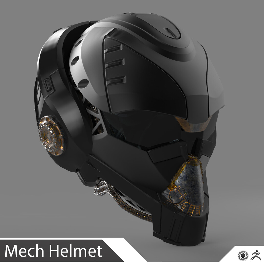 ArtStation - Mech Helmet