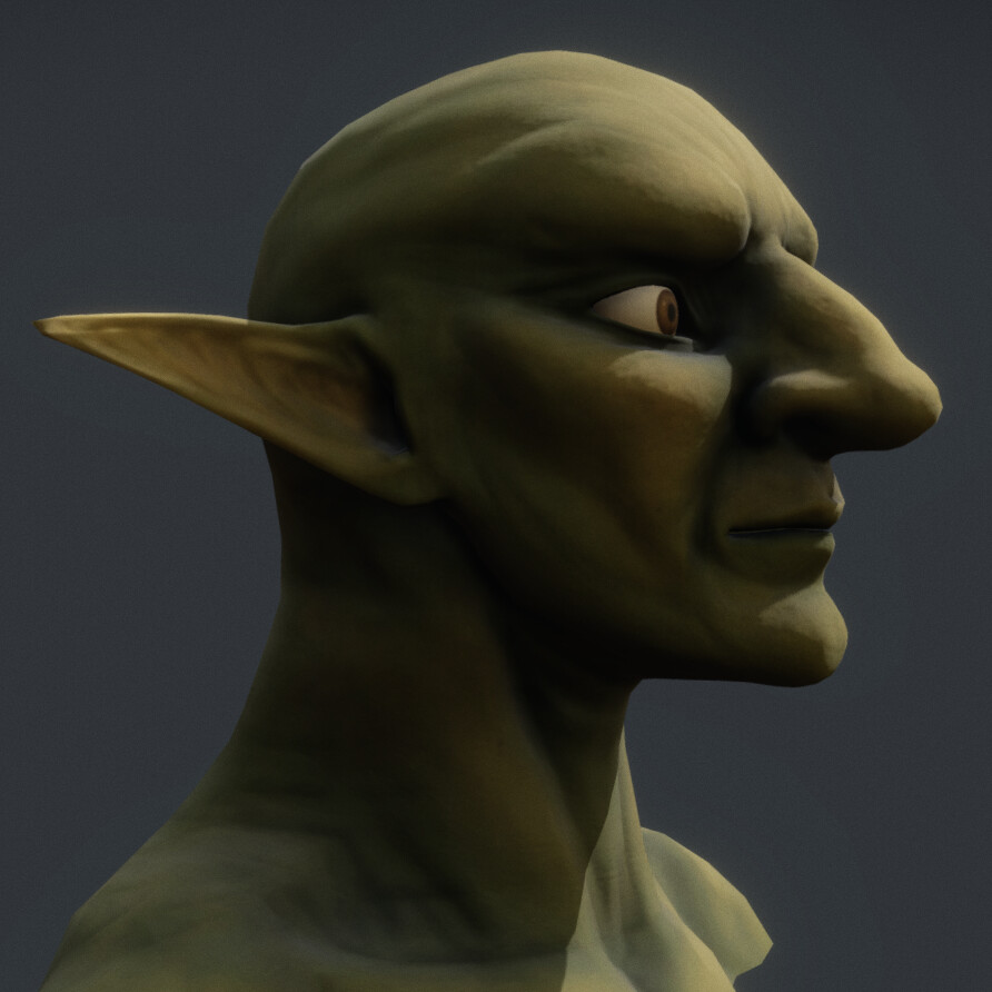 ArtStation - Goblin Bust