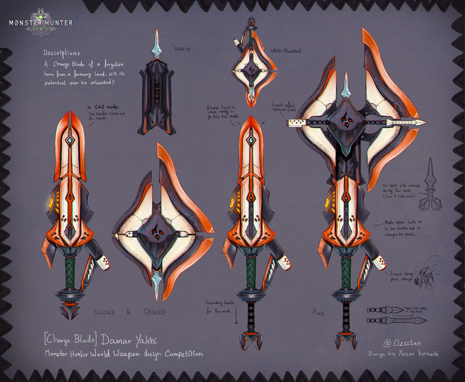 ArtStation DAMAR YAKHI [CHARGE BLADE]