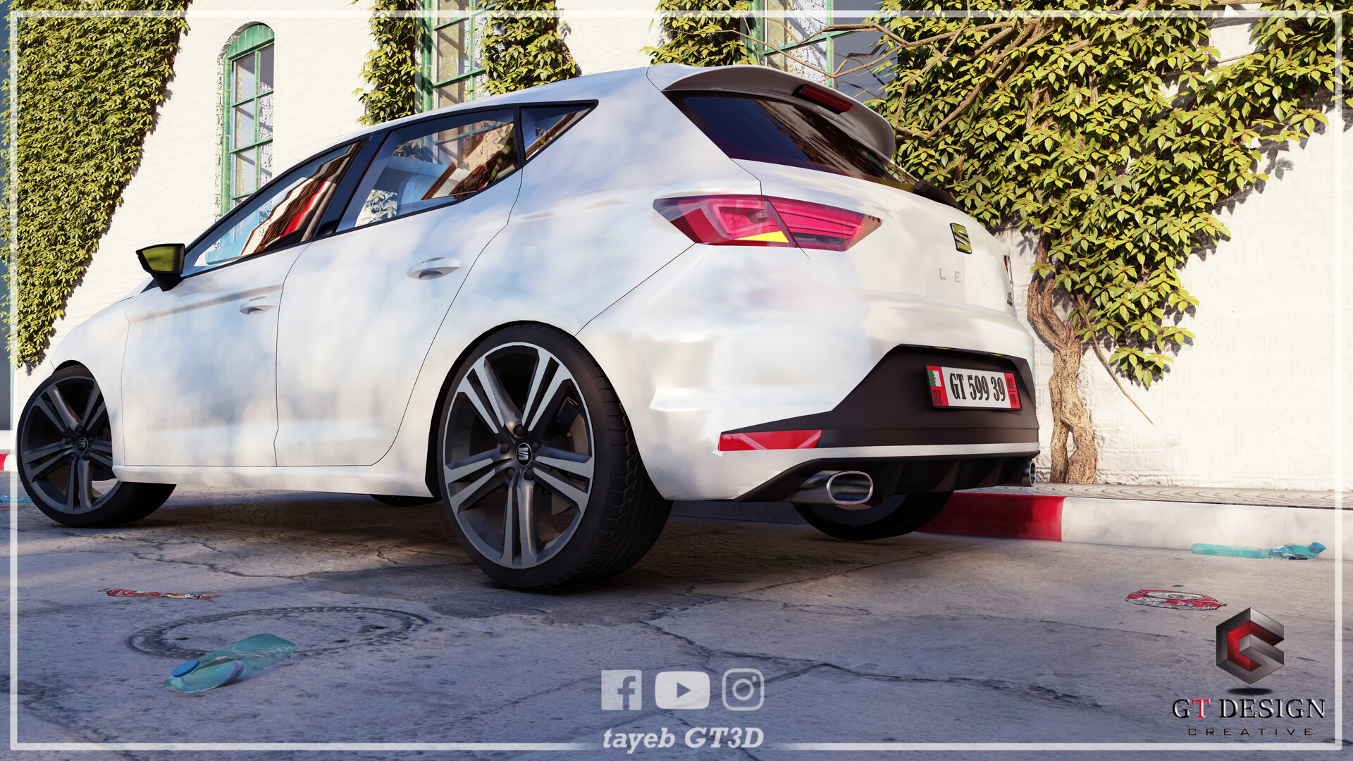 ArtStation - seat leon fr 3D