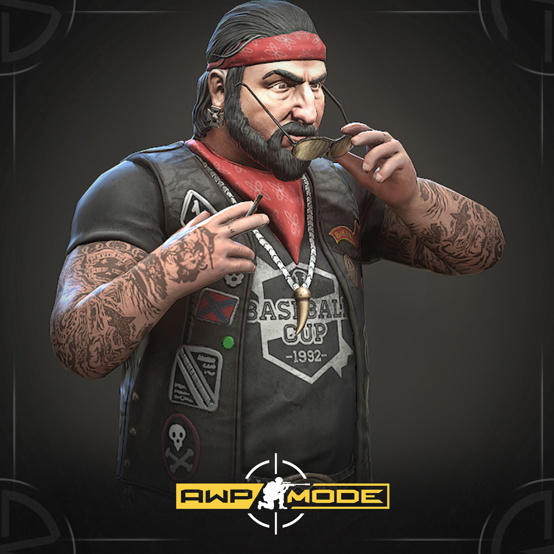 ArtStation Character. Biker.