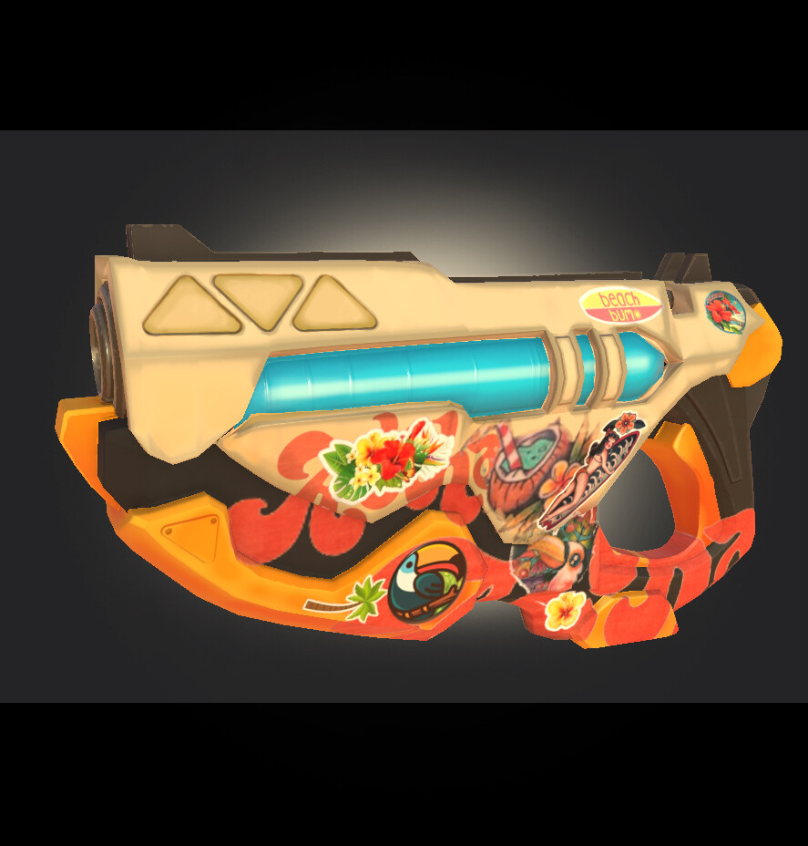 ArtStation - Aloha Beach Gun