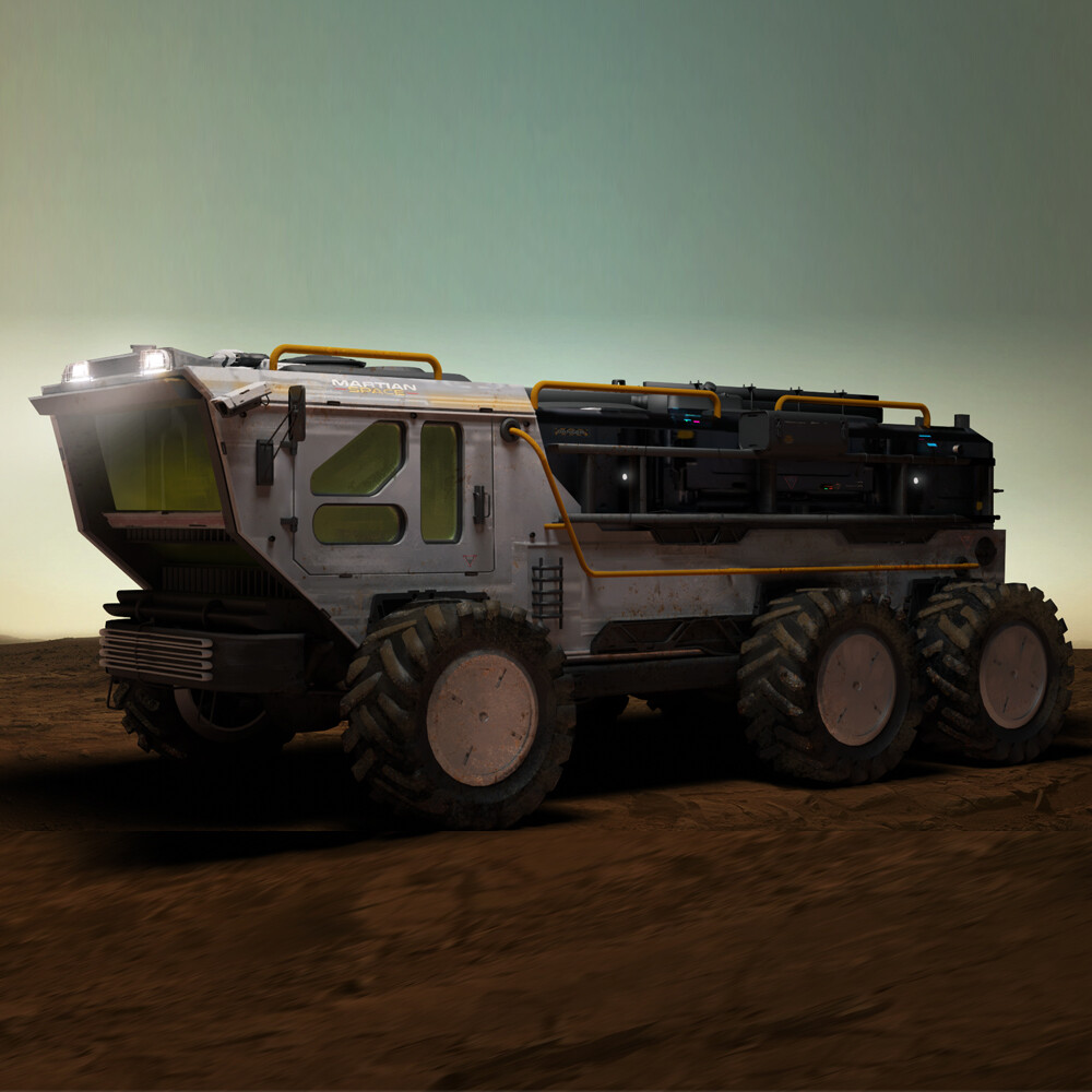 ArtStation - Mars Rover