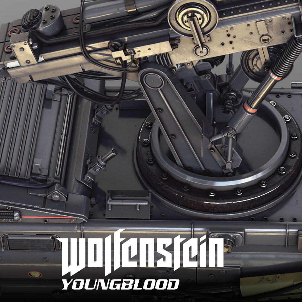 ArtStation Wolfenstein Youngblood Welder HighPoly