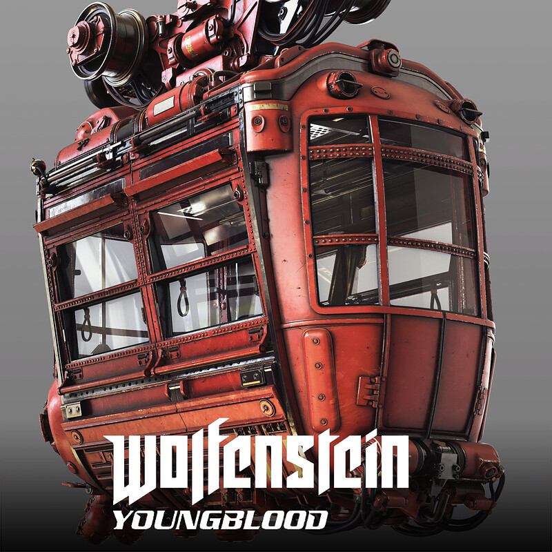 Wolfenstein: Youngblood - Cable Car HighPoly