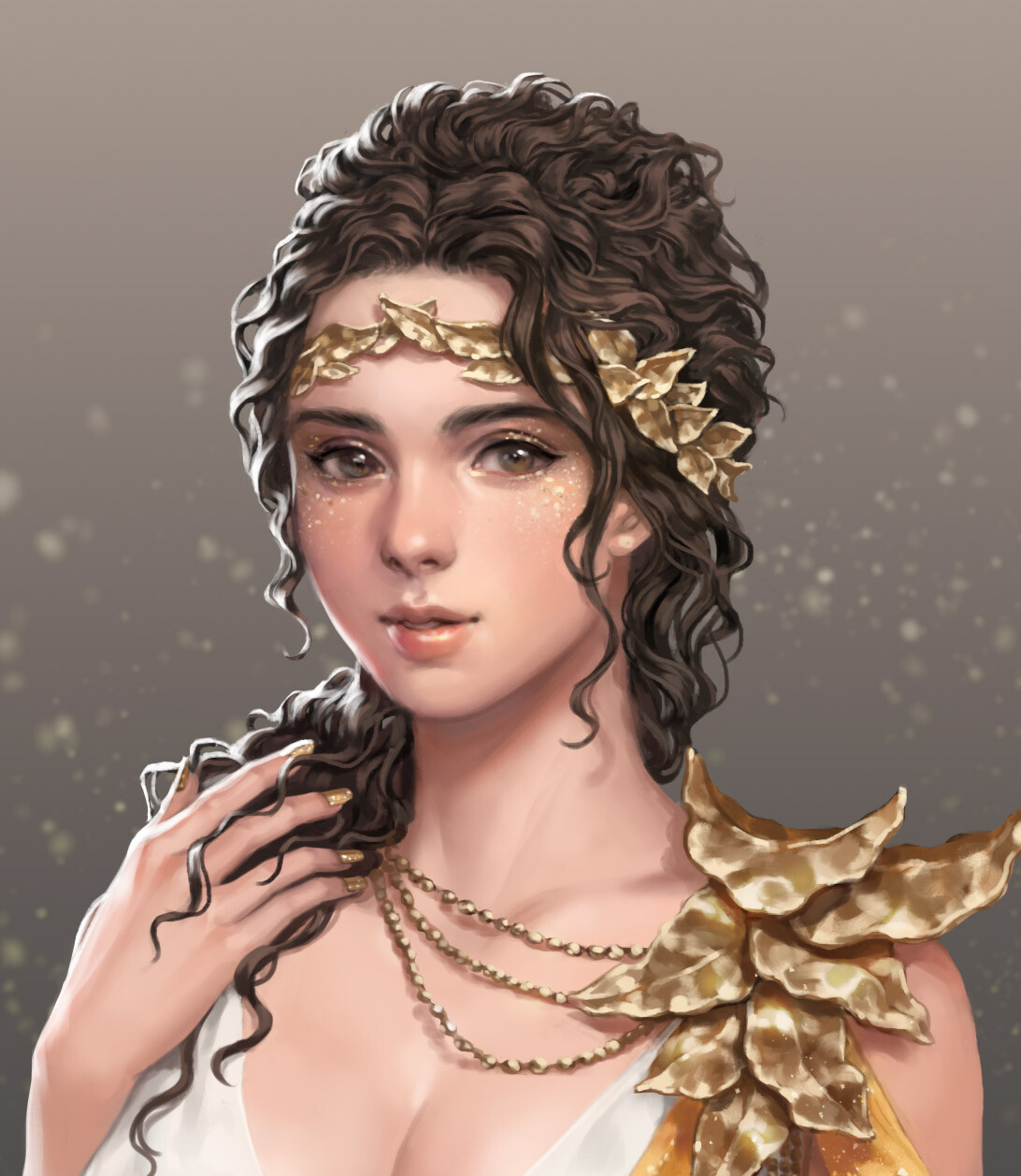 Hairy greek goddess