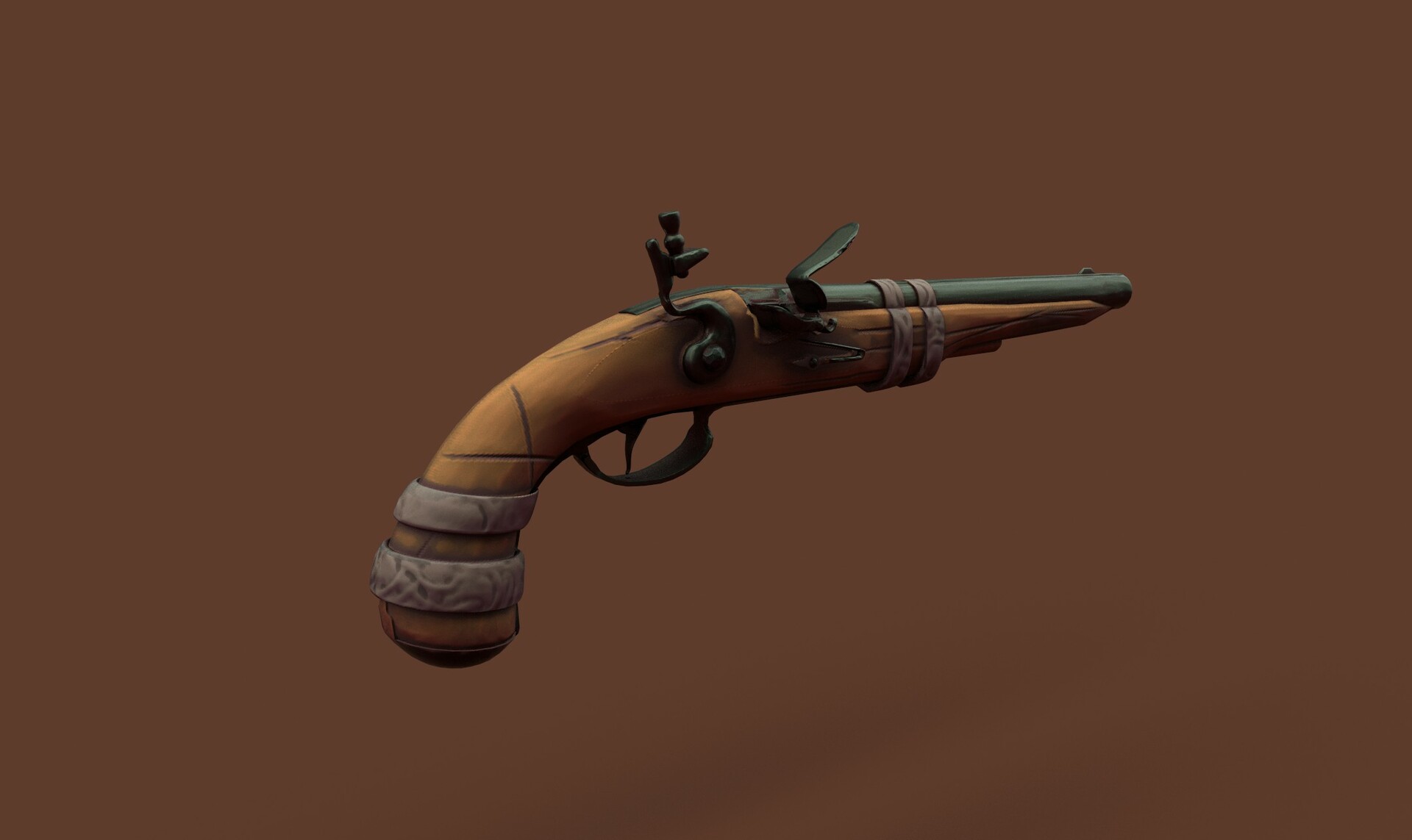 Artstation - Flintlock   Pistol - Sea Of Thieves [fan Made]