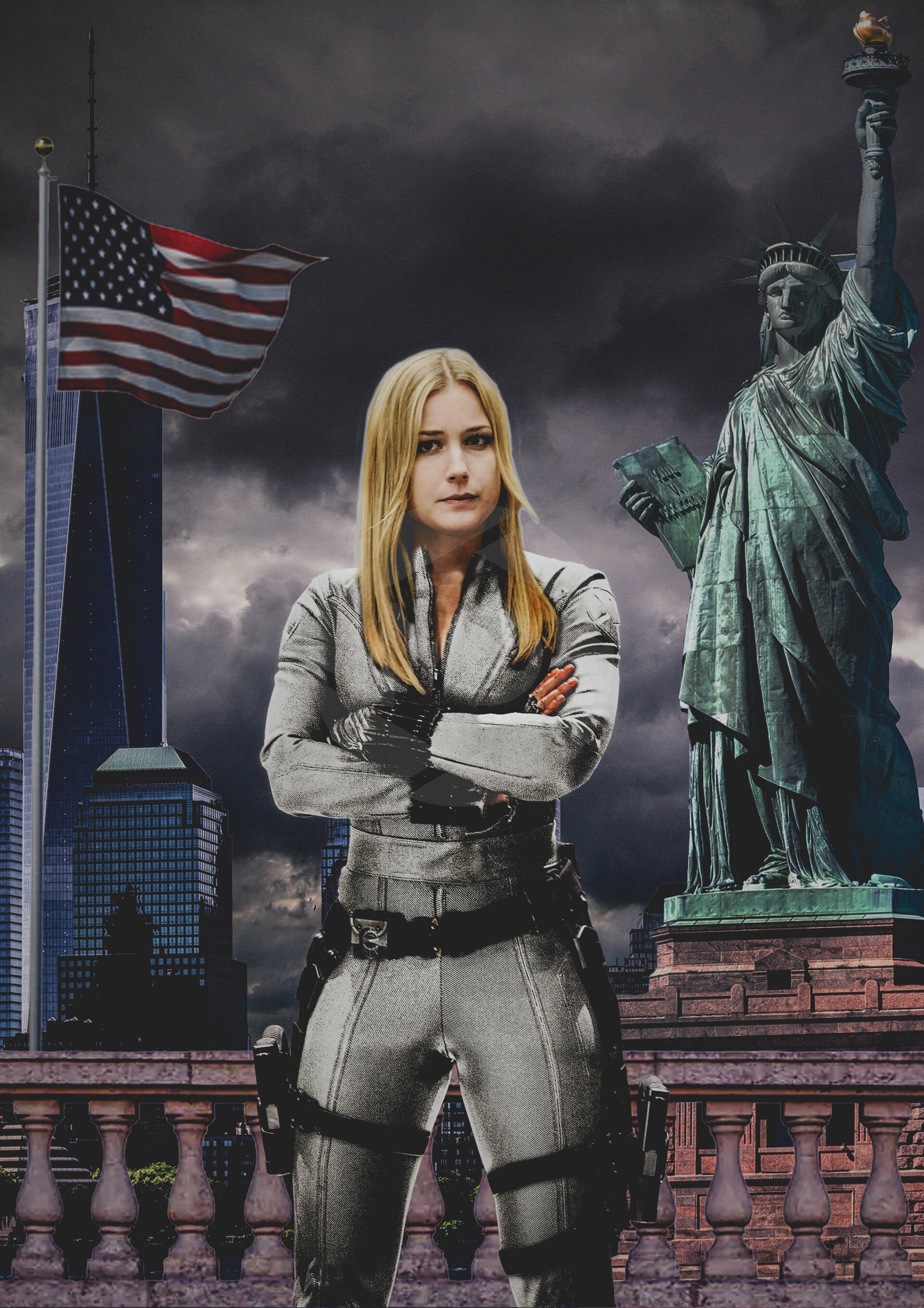 Mdesign Digital Artwork The Falcon And The Winter Soldier Sharon Carter Agent 13