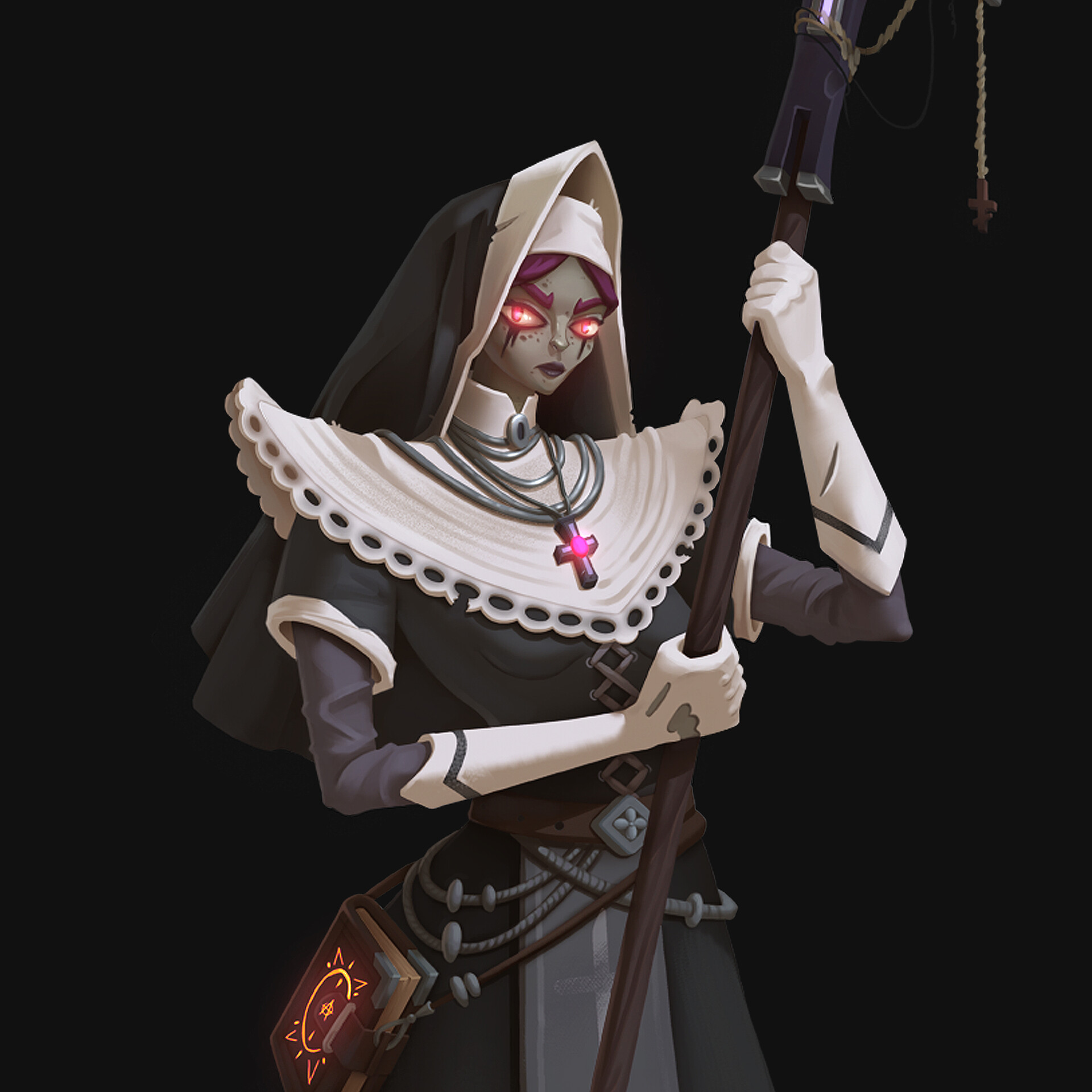 ArtStation - Theresa - Nun Witch