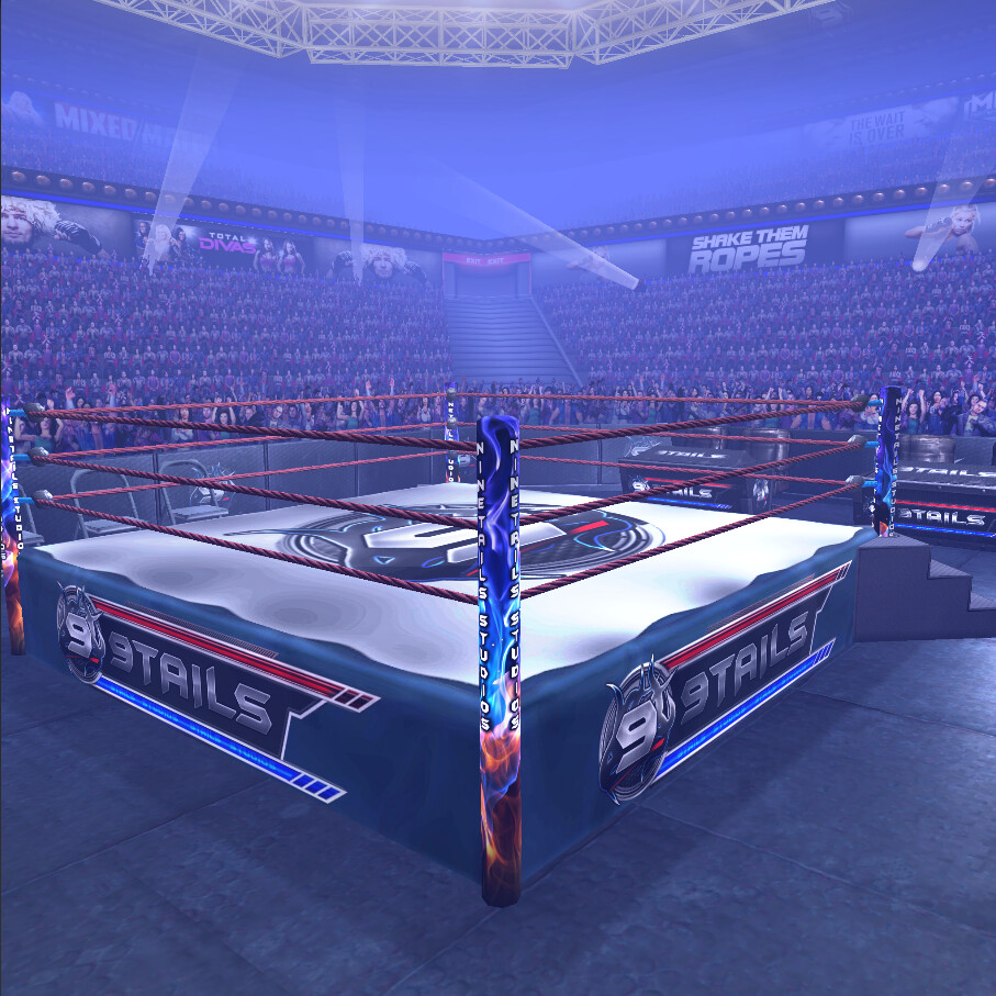 ArtStation - Wrestling Arena