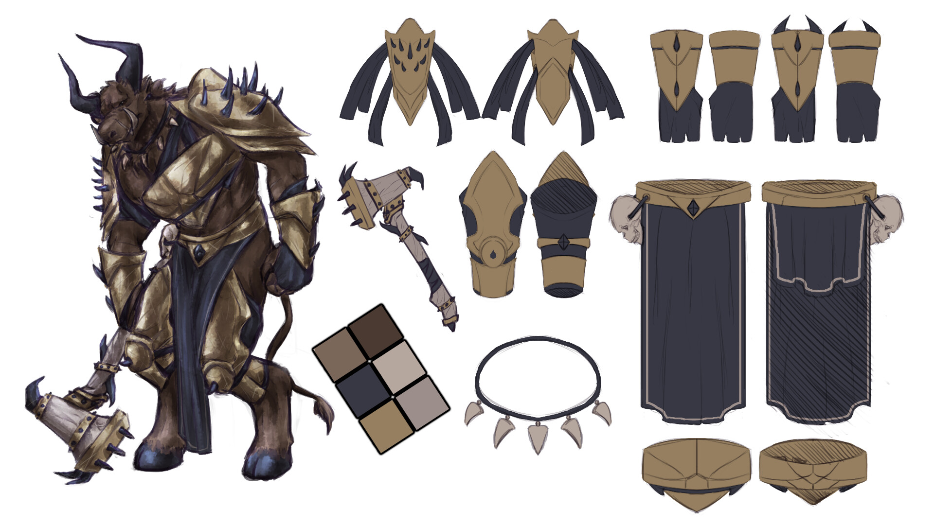 ArtStation - Minotaur Design