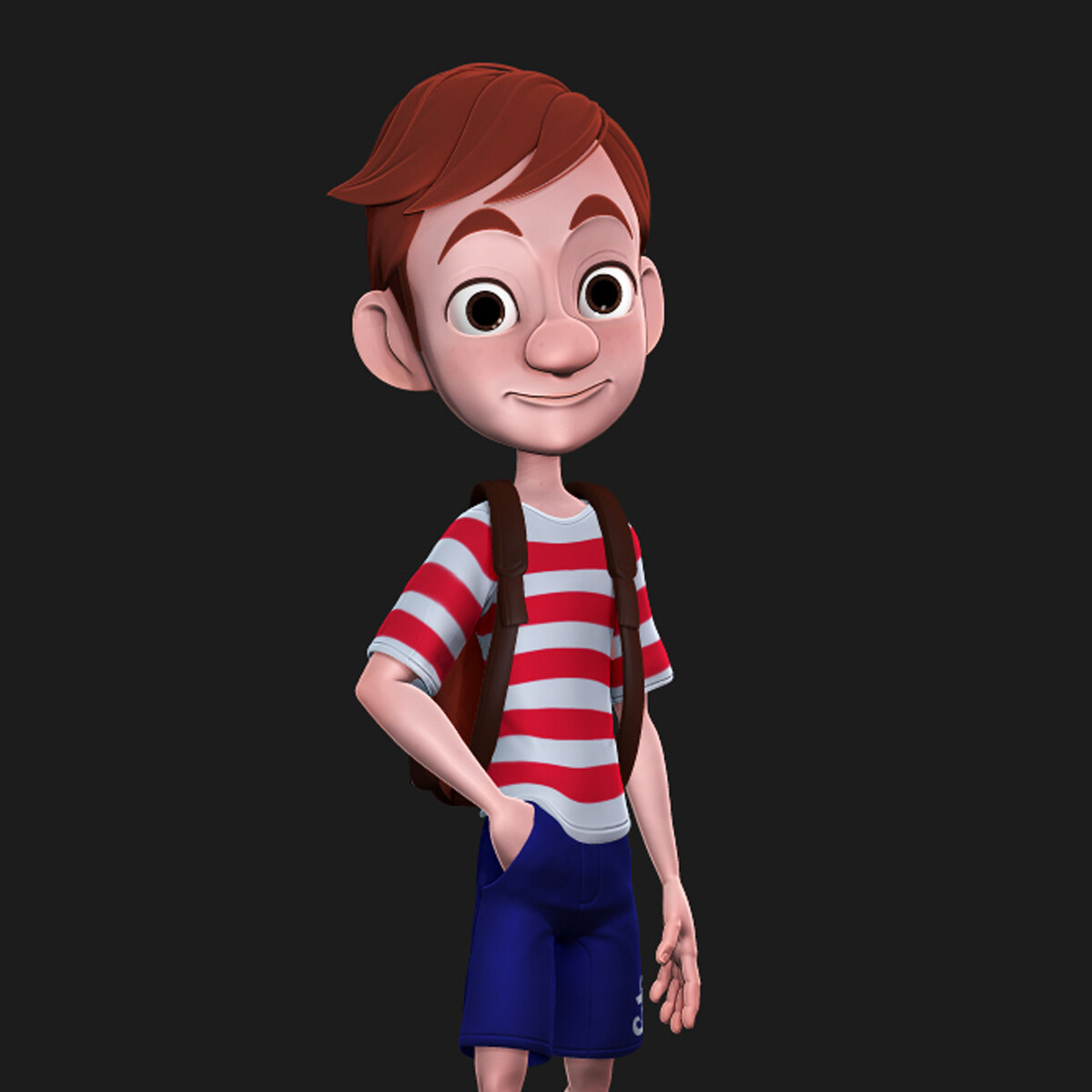 ArtStation - Otto - 3D Cartoon Character