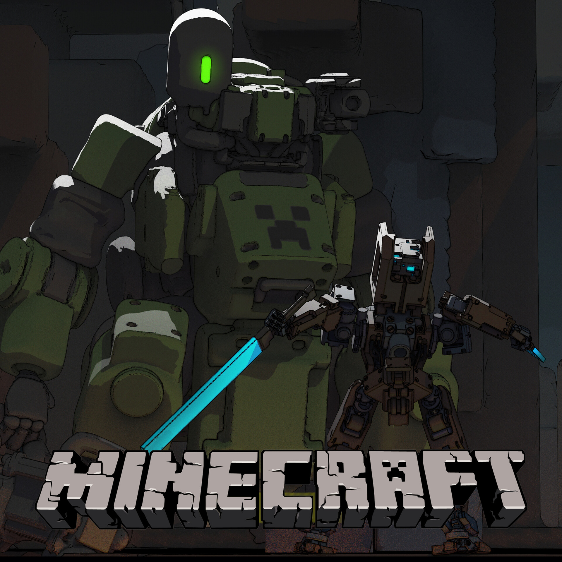 ArtStation - Minecraft Armour Models