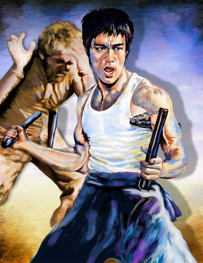 ArtStation - Bruce Lee - The Way of the Dragon (1972)