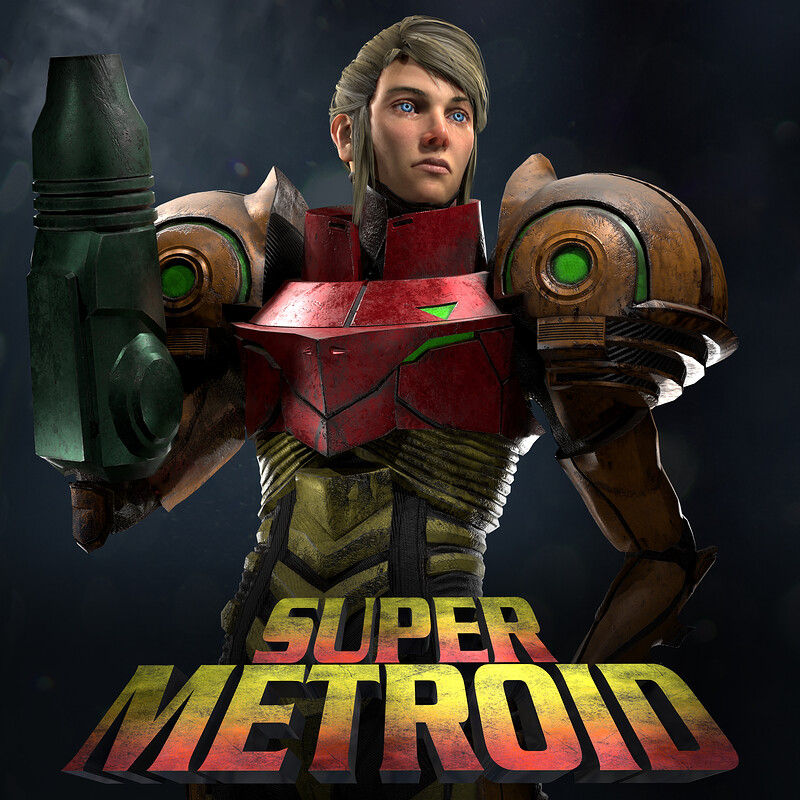 Samus Aran - Super Metroid - Fan Art