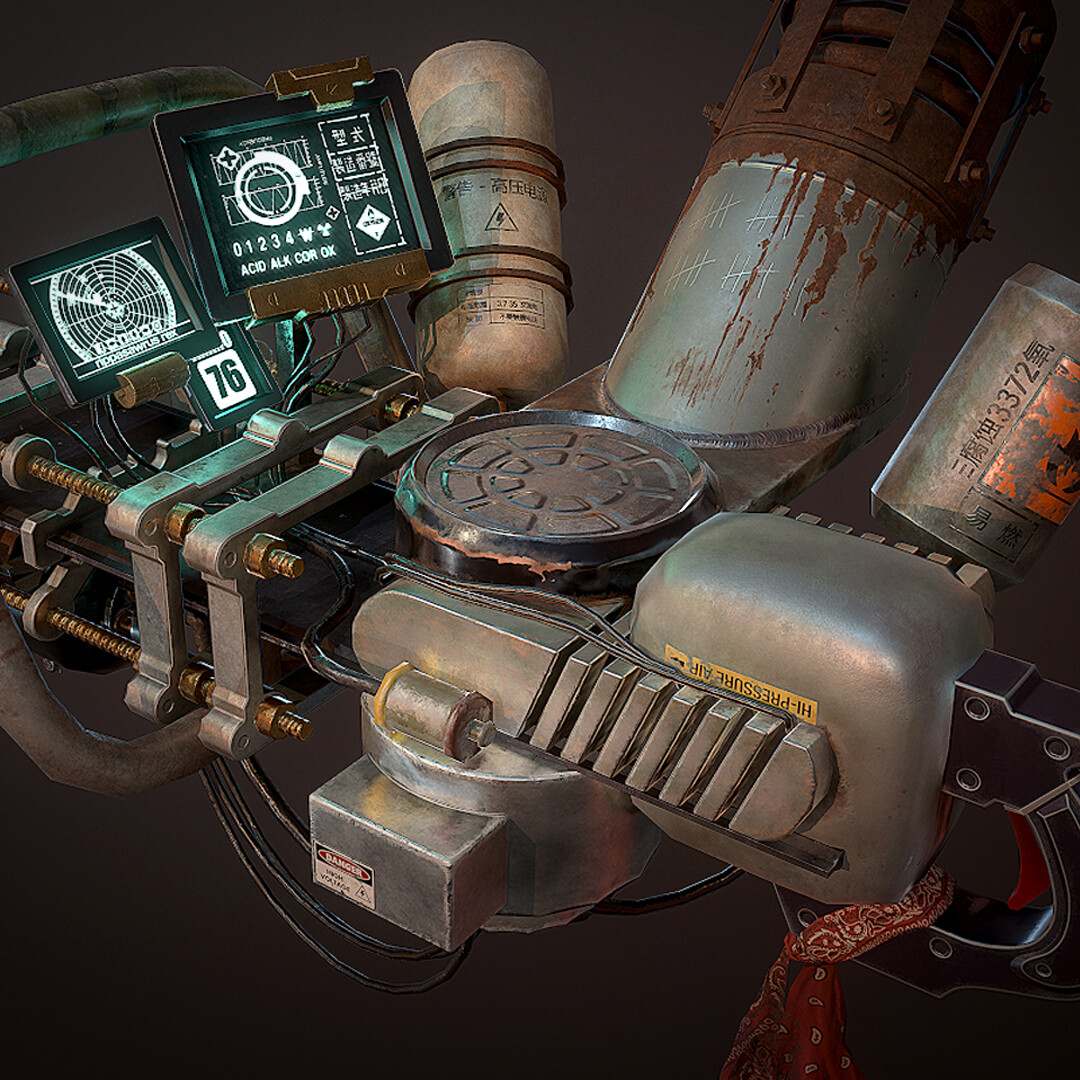 ArtStation Junker Gun Saw Blades