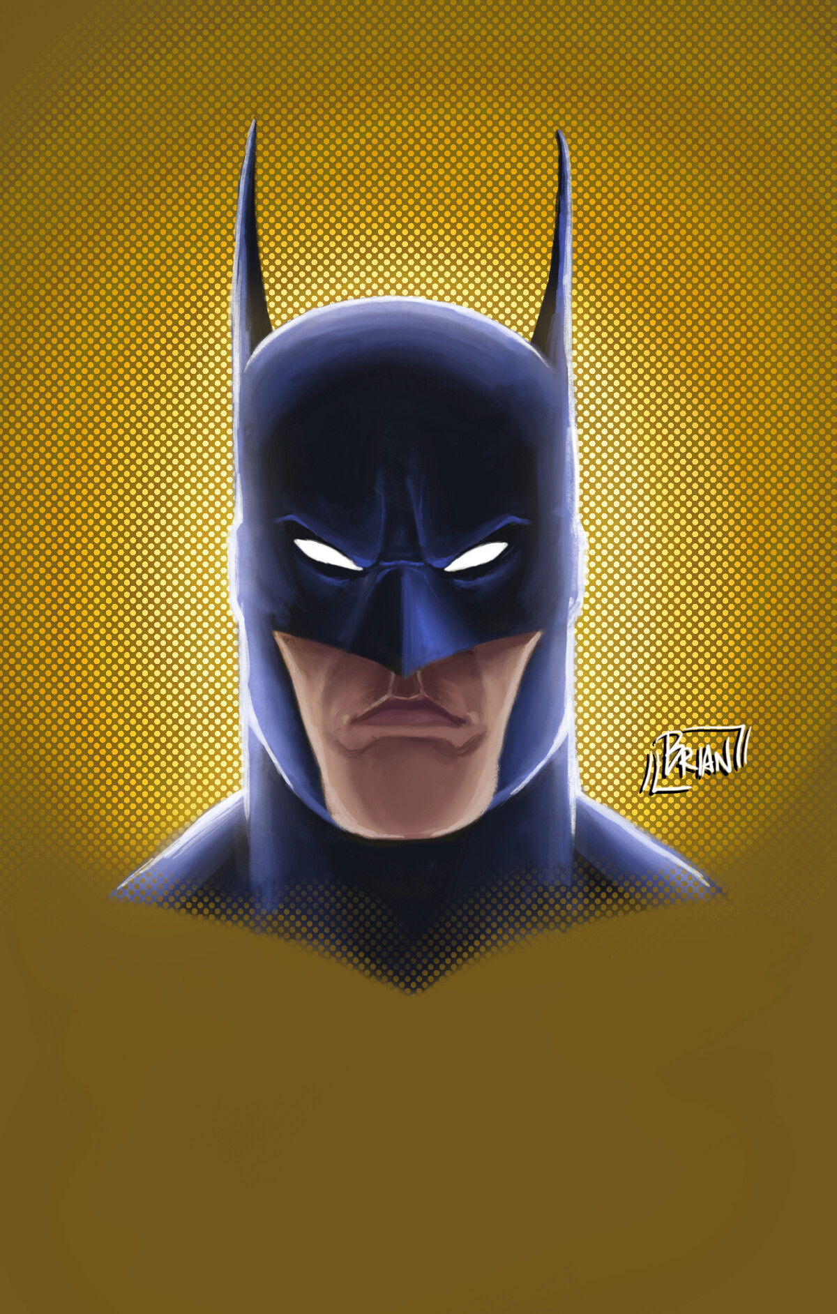 ArtStation - Batman (1970s - 1990s) Head Bust