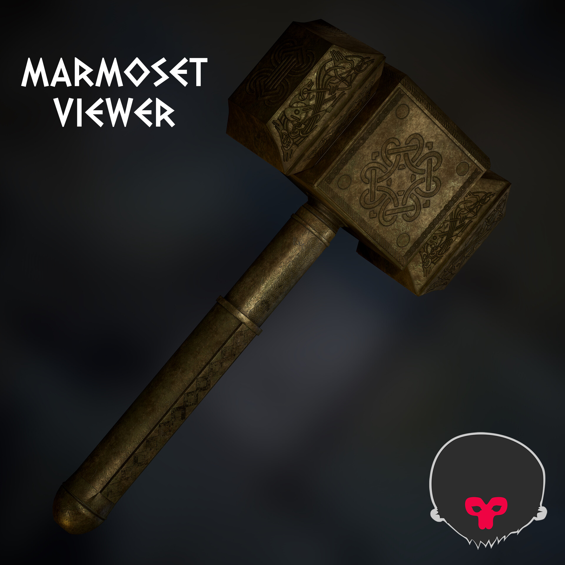ArtStation Norse Hammer