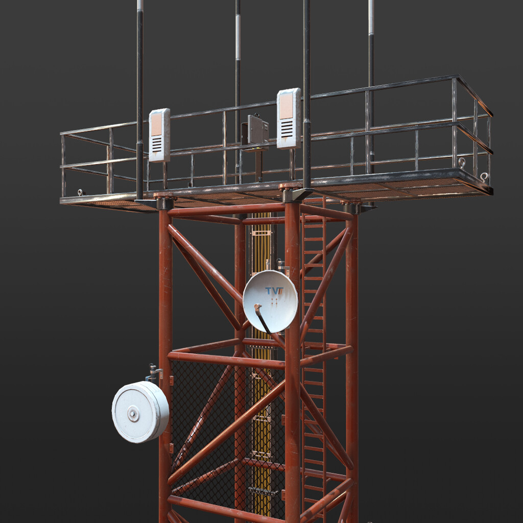 ArtStation - Modular Radio Tower