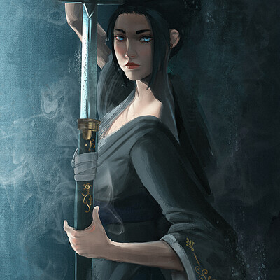 ArtStation - Samurai Lady