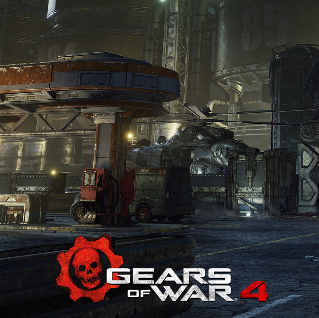 Jon Langford Gears of War 4 Fuel Depot