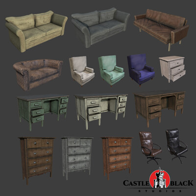 Castle black studios old furnitures