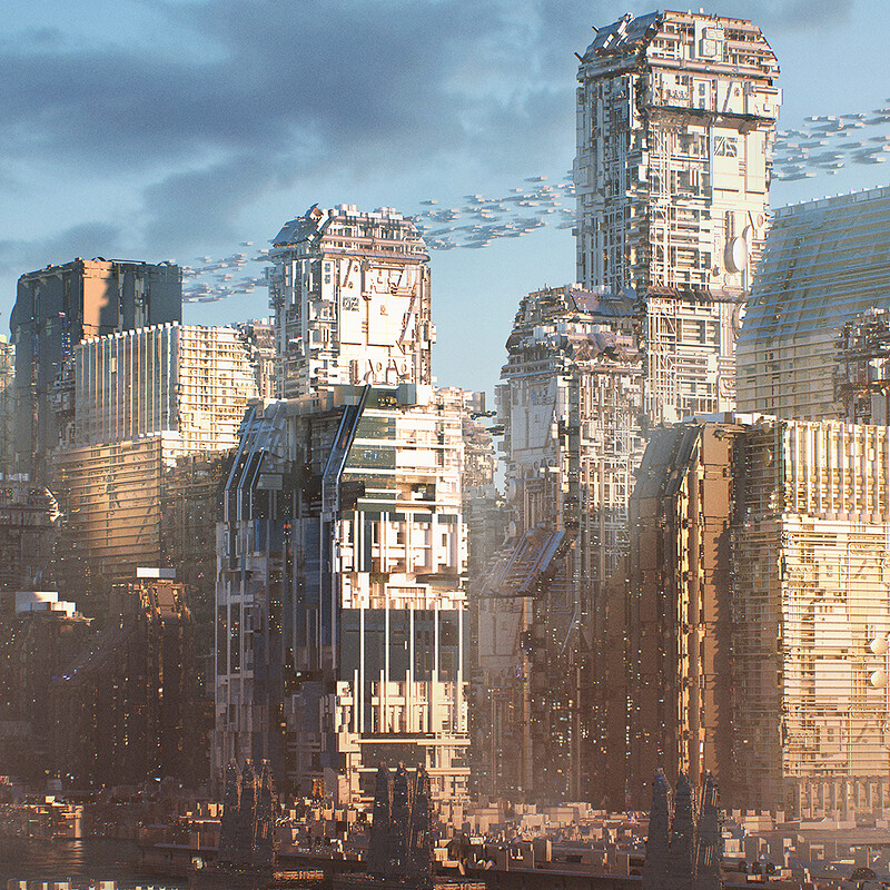 Sci-Fi Port City