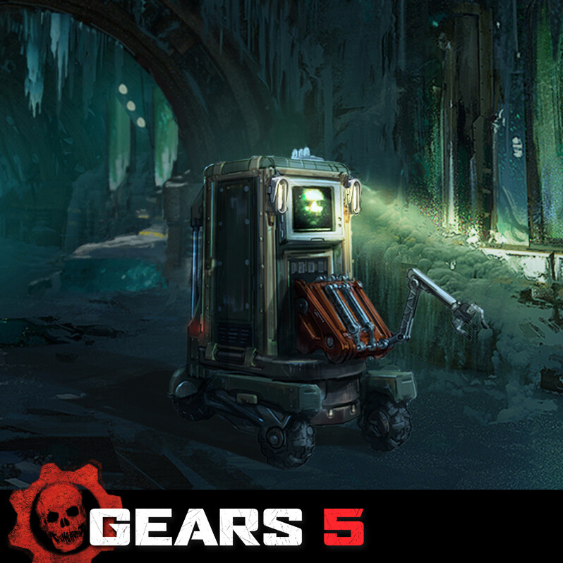 Artstation - Gears Of War 5 - Niles Robot