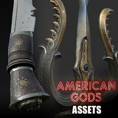 American Gods S02 - Mamaji's Trident and Sword