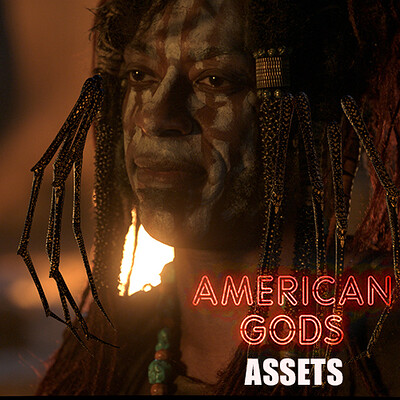 American Gods Season 02 - Anansi (Spider Legs-hair)