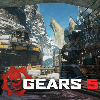 ArtStation - Gears 5 - IceBound MP Map