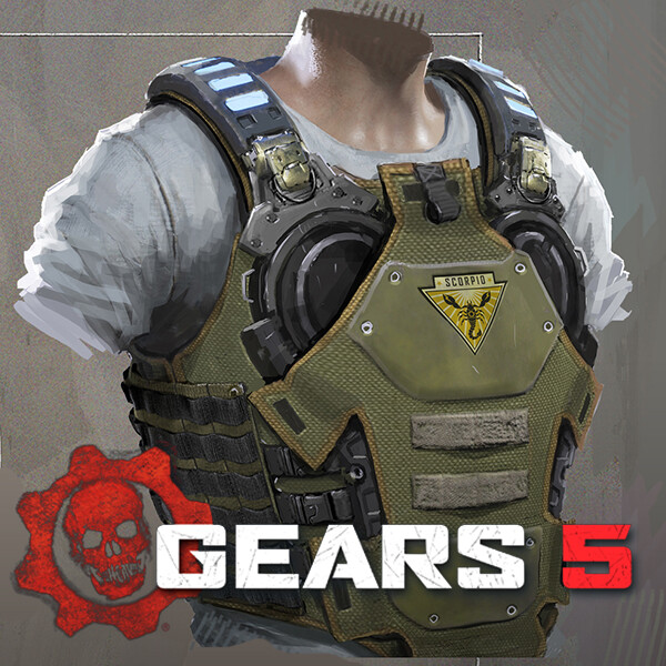 ArtStation - Gears 5 Hivebuster - Mac Soldier