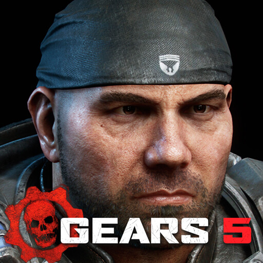 ArtStation Gears 5 Dave Bautista.