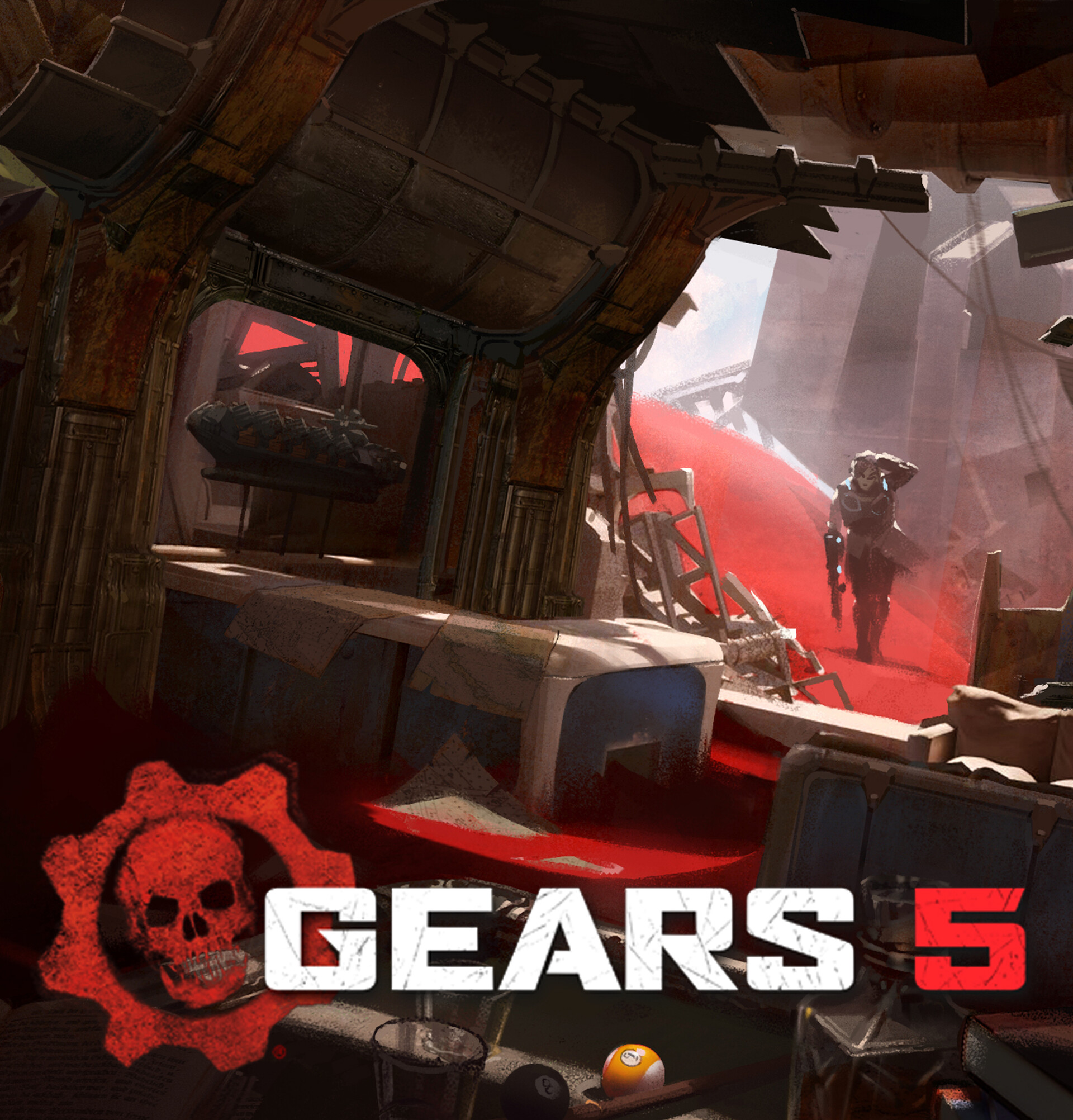 Artstation - Gears Of War 5: Sandskiff Cargo Ship Cabin