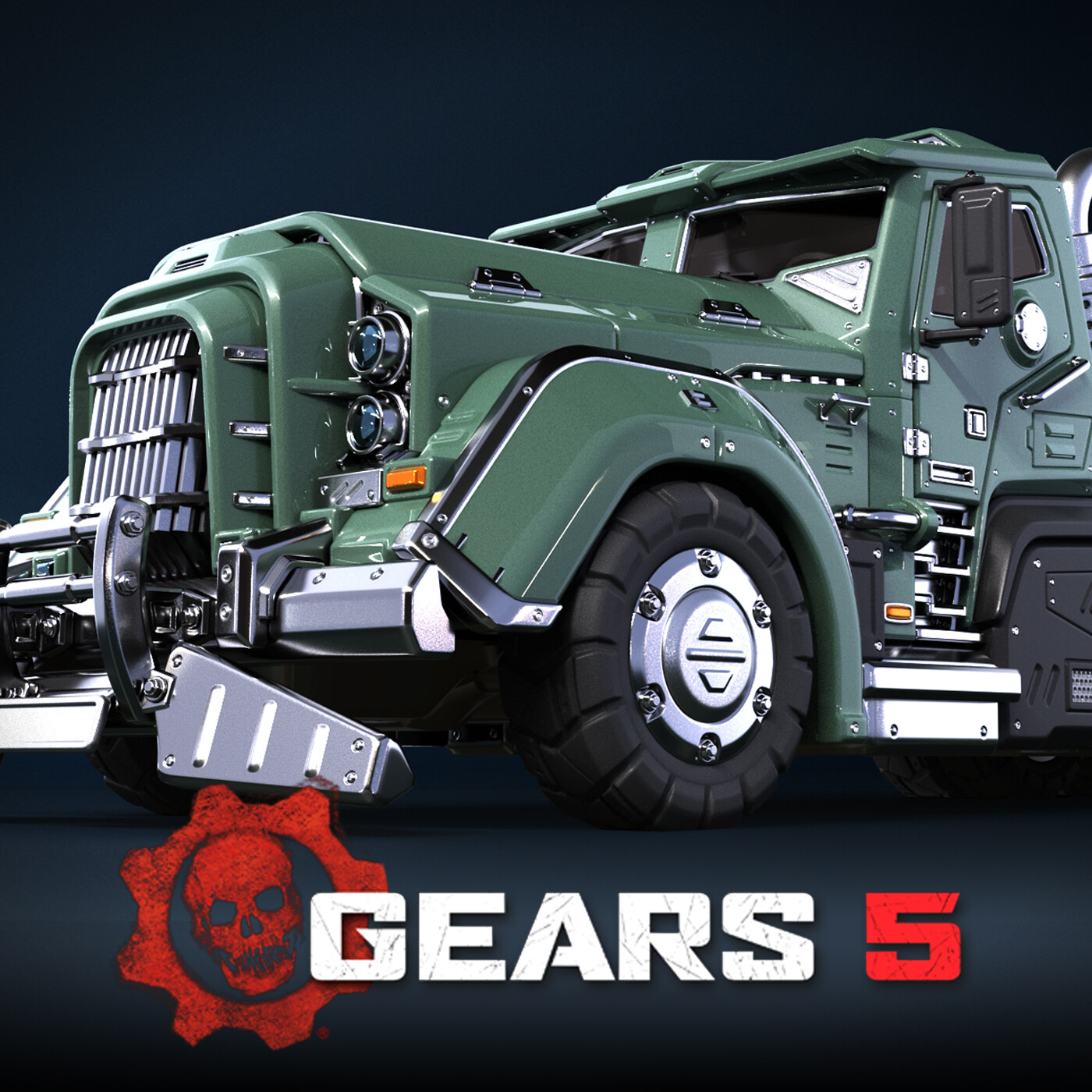 ArtStation Big Rig High Res Gears 5