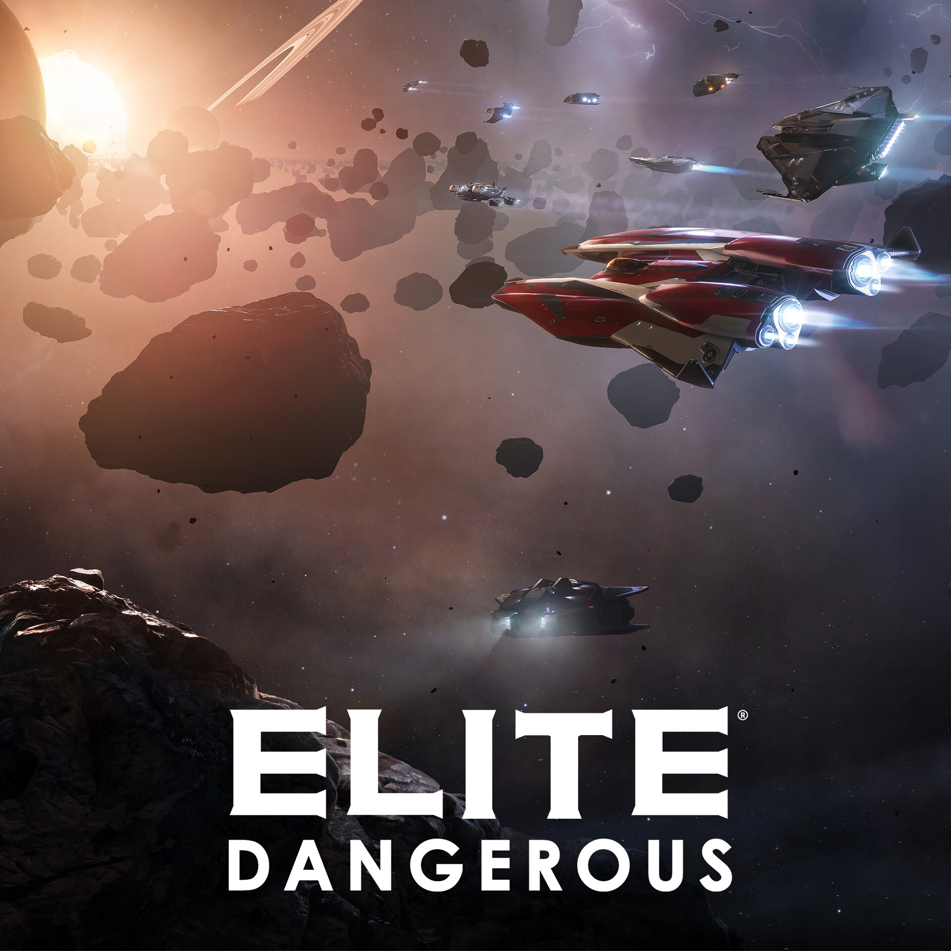 ArtStation - Elite Dangrous 3.3 Keyart + Process