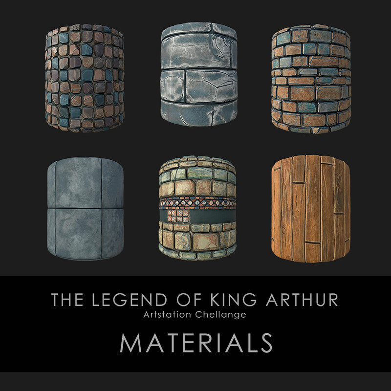 The Legend of King Arthur. Materials