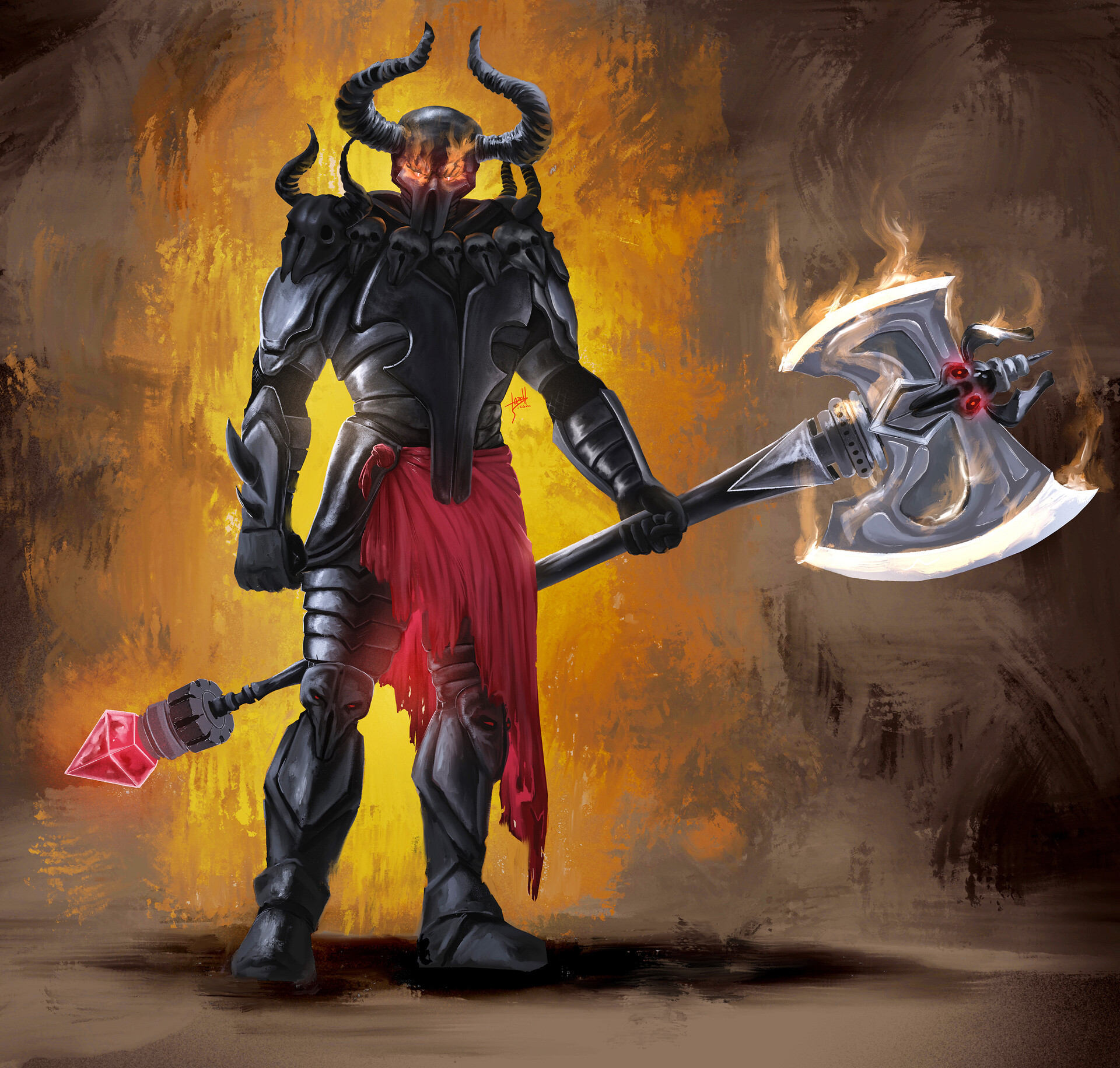 Flaming Knights Mc President - 5f0881k