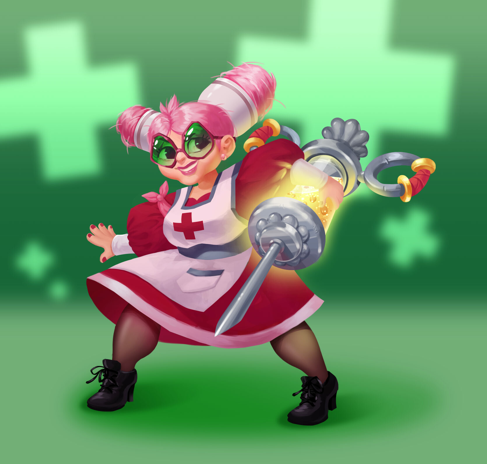 Terraria Nurse Fan Art