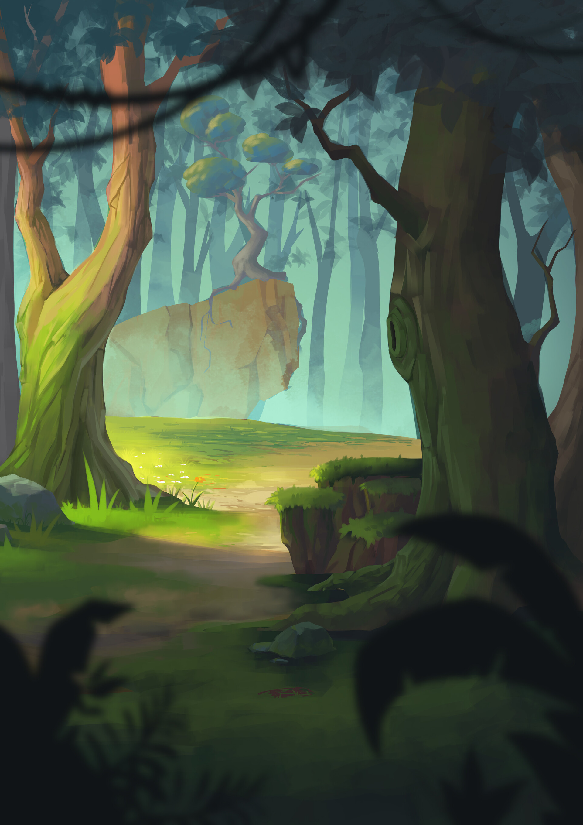 ArtStation - Forest Path _Lords Mania