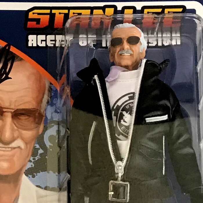 Official Stan Lee Collectibles Action Figure Package Design