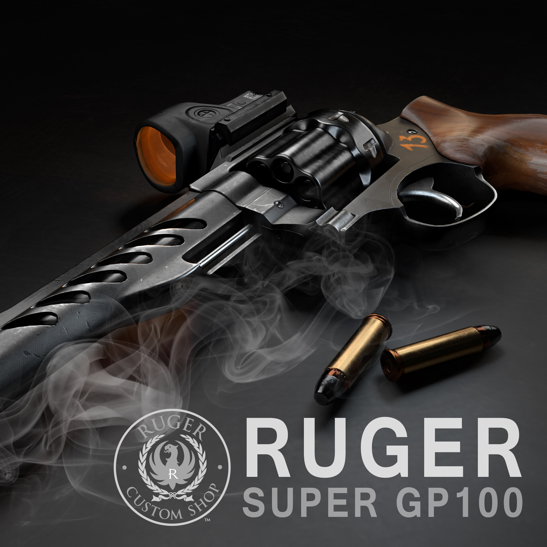 ArtStation - Ruger SUPER GP100