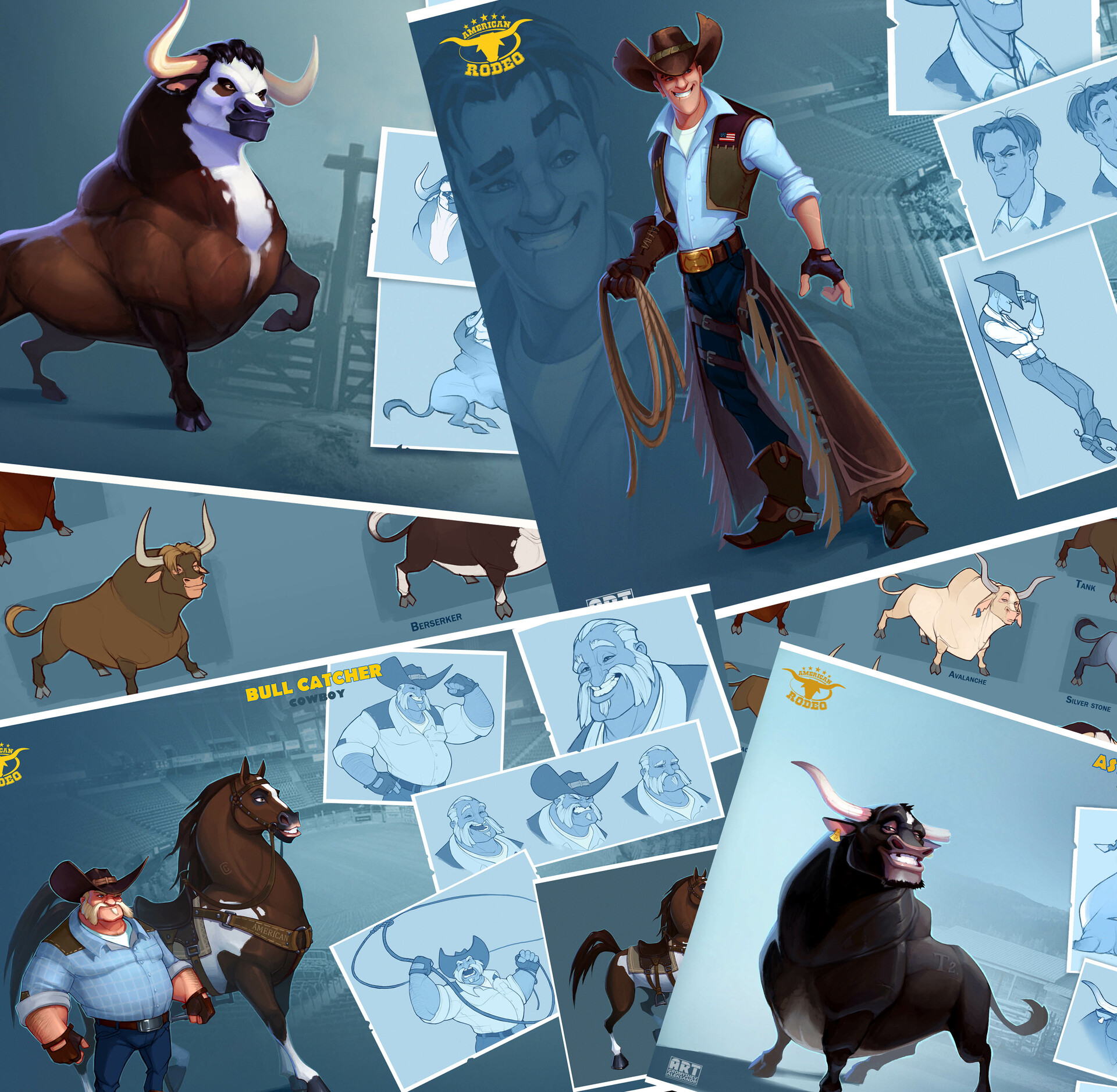 ArtStation - American Rodeo