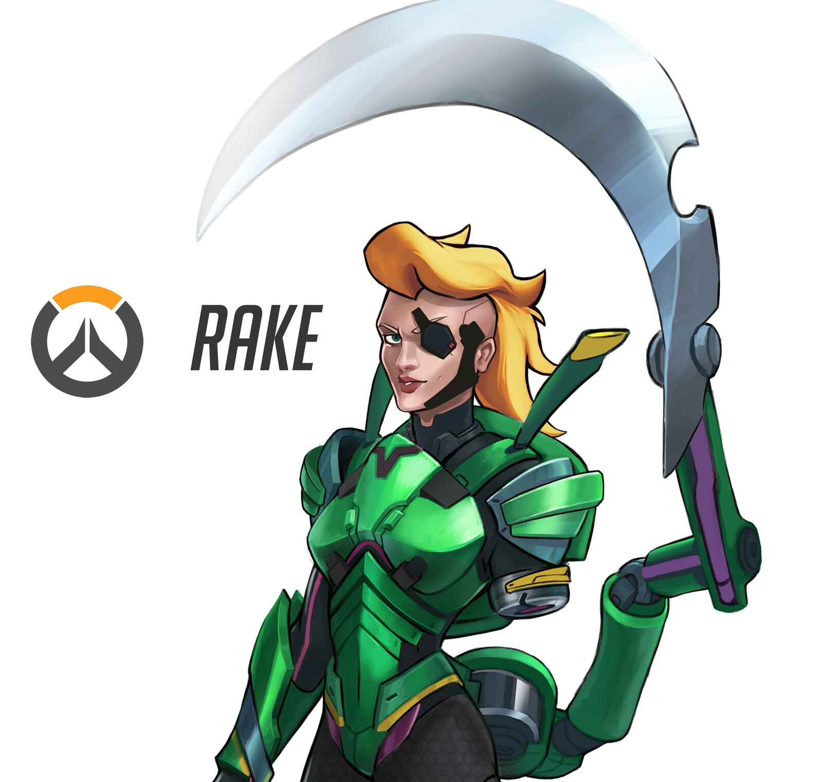 Rake - Overwatch Fan made Character