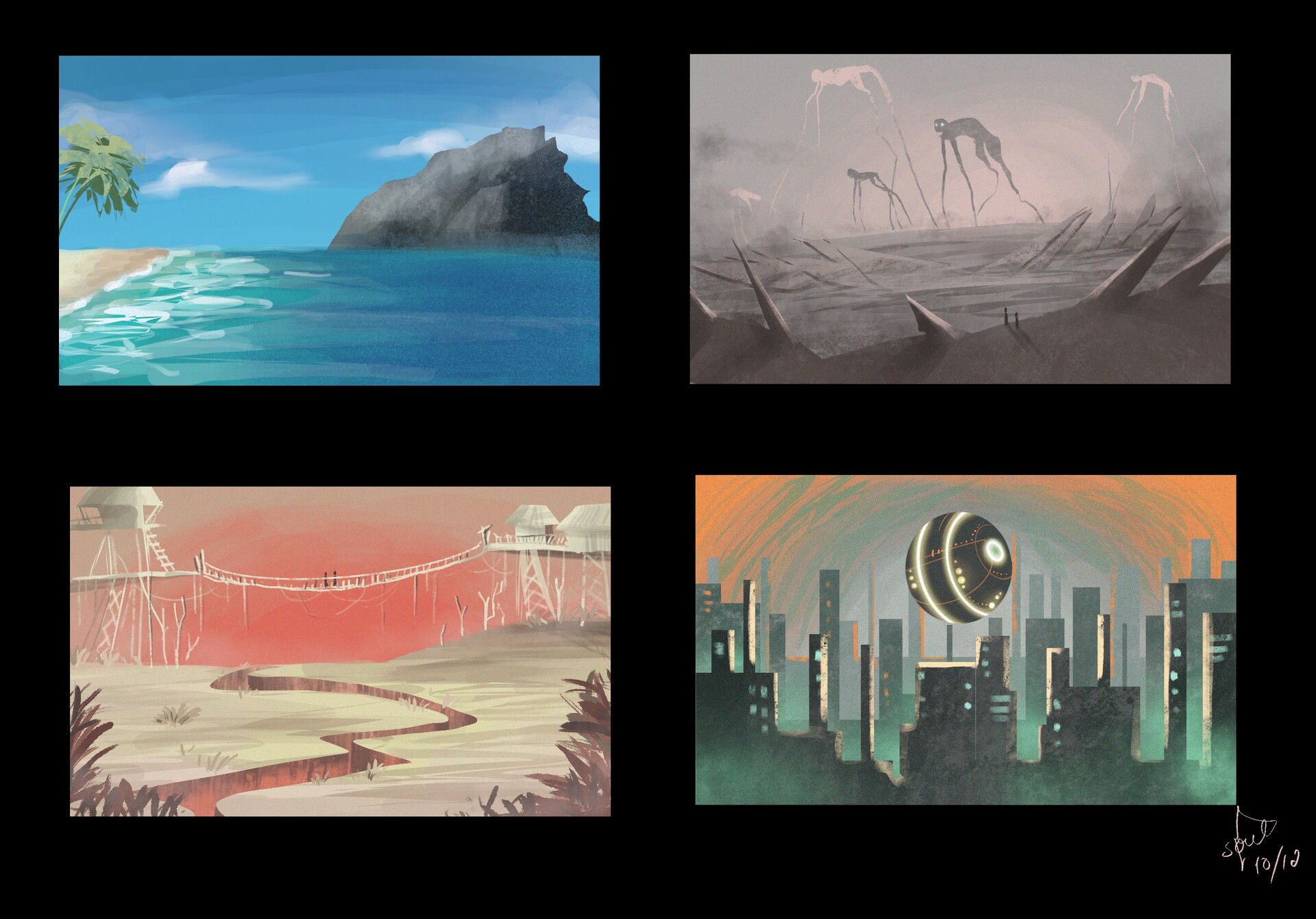ArtStation - Concept Art studies (plus references)