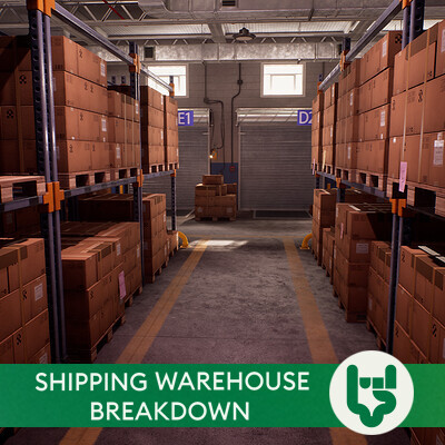 ArtStation - 80.lvl Article - Shipping Warehouse Breakdown