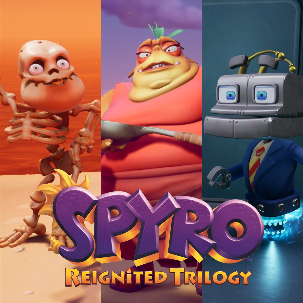 Spyro Reignited Trilogy - Various Works