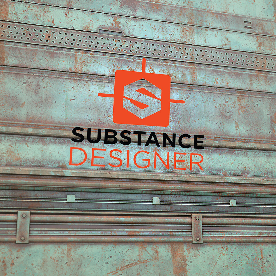 ArtStation Industrial Metal Trim Sheet Made with Substance