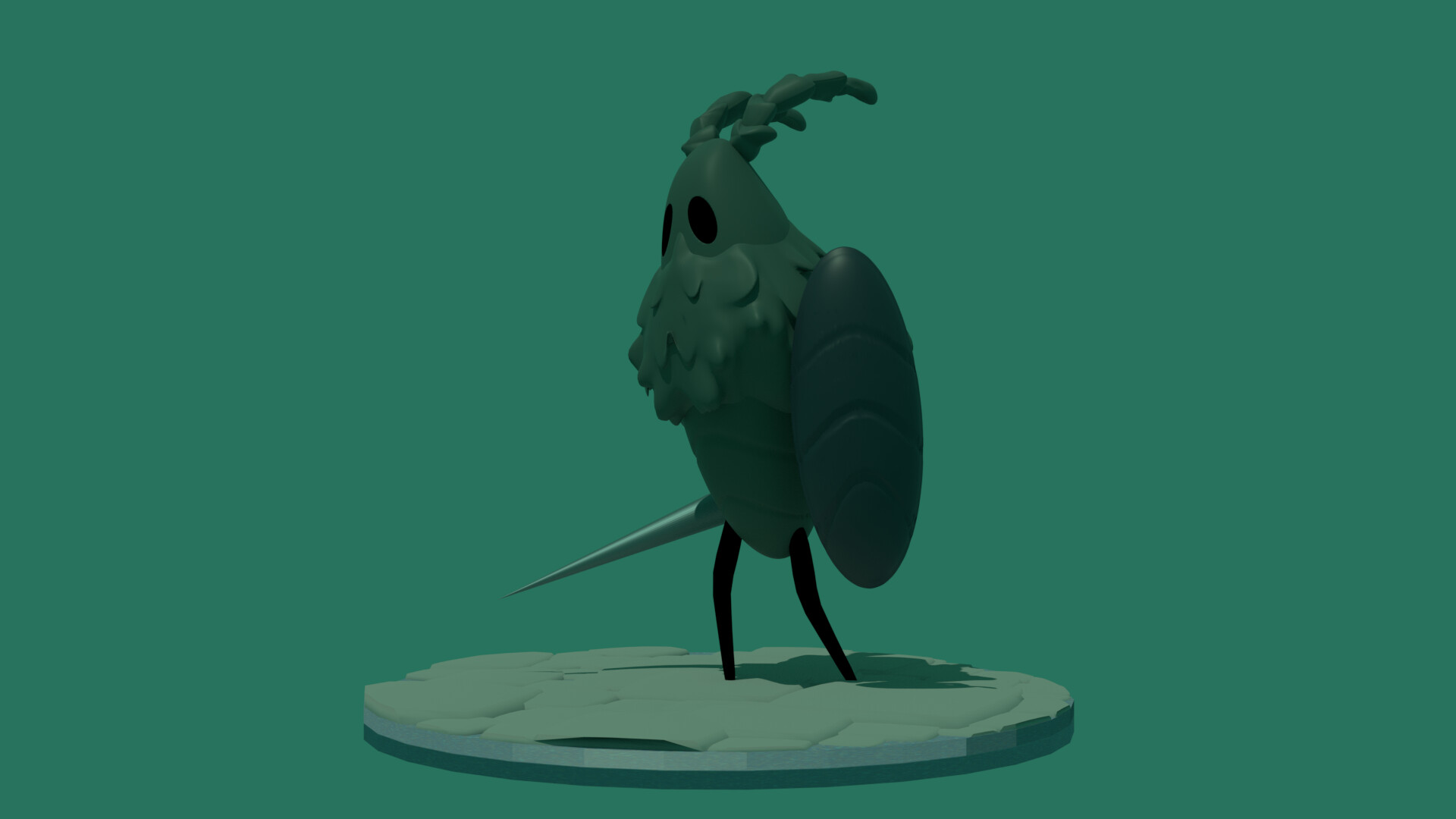 ArtStation Hollow Knight 35 Moss Knight