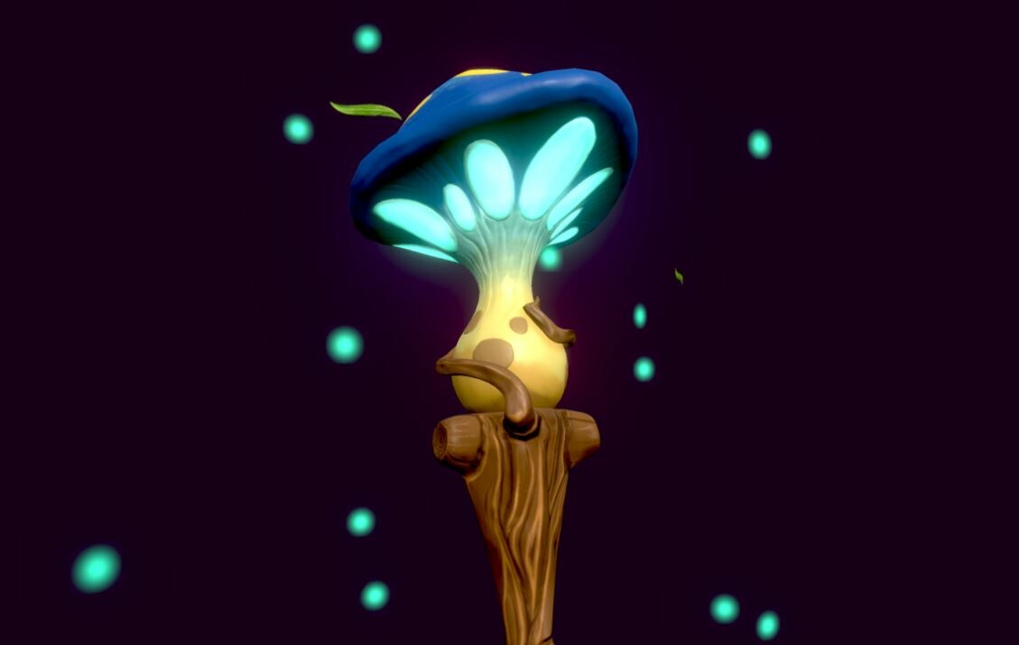 ArtStation - Mushroom Staff